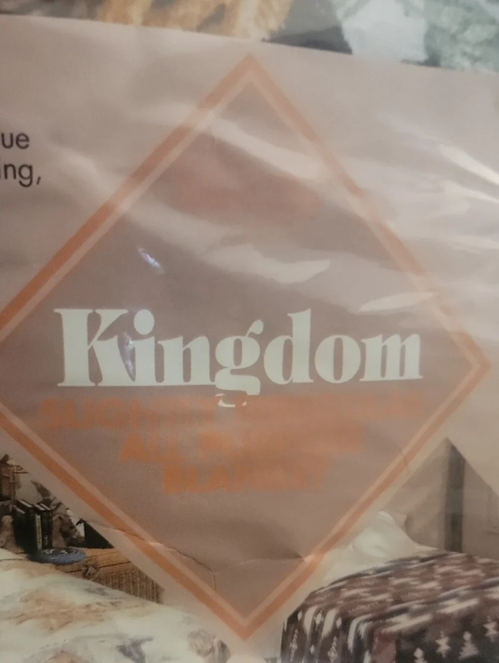 Kingdom USA vintage NOS cat Blanket